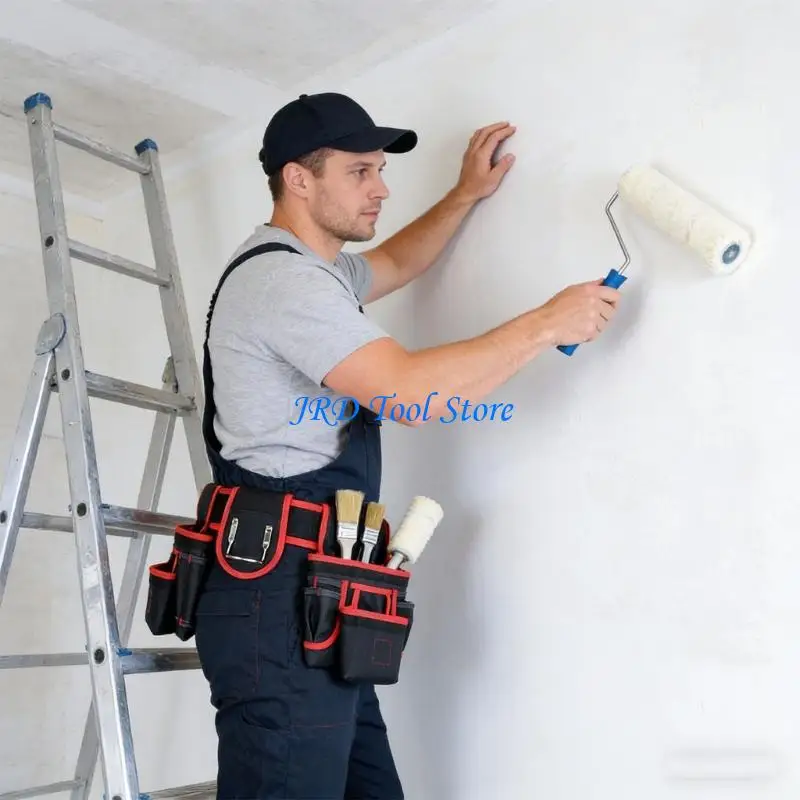 A2UD Multifunctional Tool Storage Bag Opening Portable Waist Bag For Electricians Carpenters Frame Workers