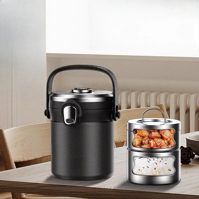 

Insulation lunch box 316L stainless steel 24 hours long insulation