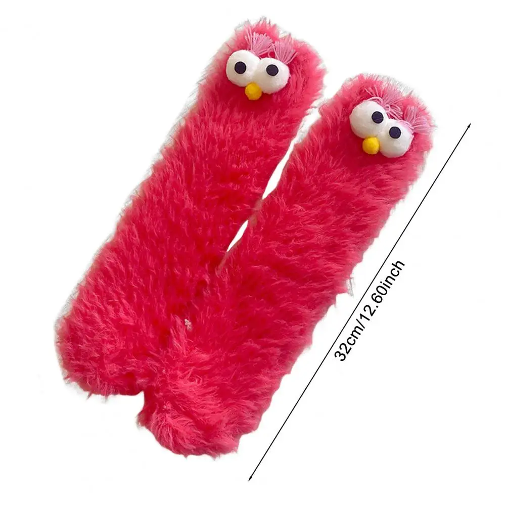 

Плюшевые носки, теплые зимние носки, уютные зимние тапочки, носки для женщин, забавные плюшевые 3d новинки, теплые нечеткие рождественские домашние тапочки