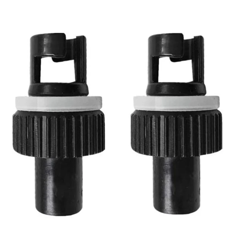 2 Pieces Inflatable Boat Kayak Valve Adapter Air Pump Hose Replacement H-R Valve Adapter For Boat Kayak Rubber Boats