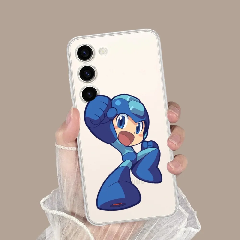 Game Rockman Megaman Phone Case for Samsung Galaxy S8 8S G950F G950 A91 A80 A73 5G A72