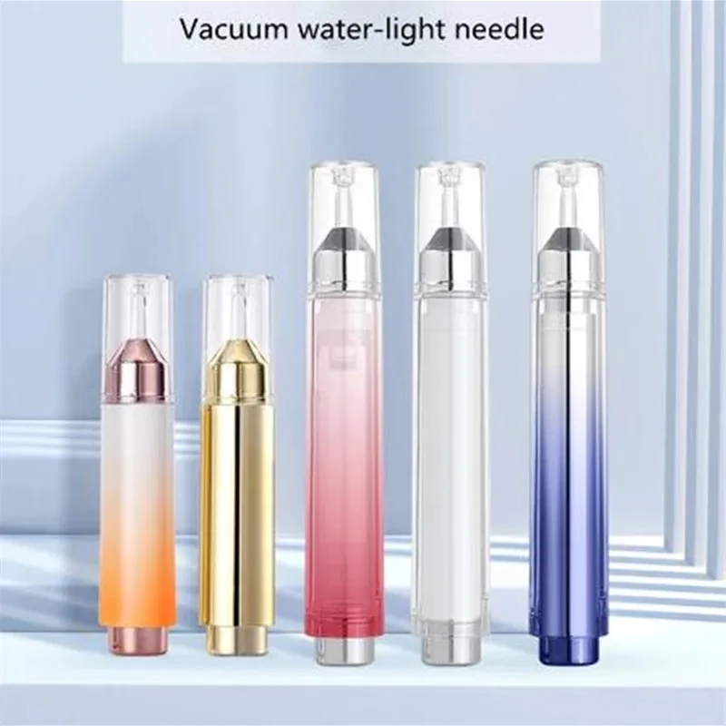 10-50PCS 5/10/15ML Empty Cosmetic Syringe Bottle Water-light Needle Airless Tube Essecce Eye Cream Emulsion Vacuum Container