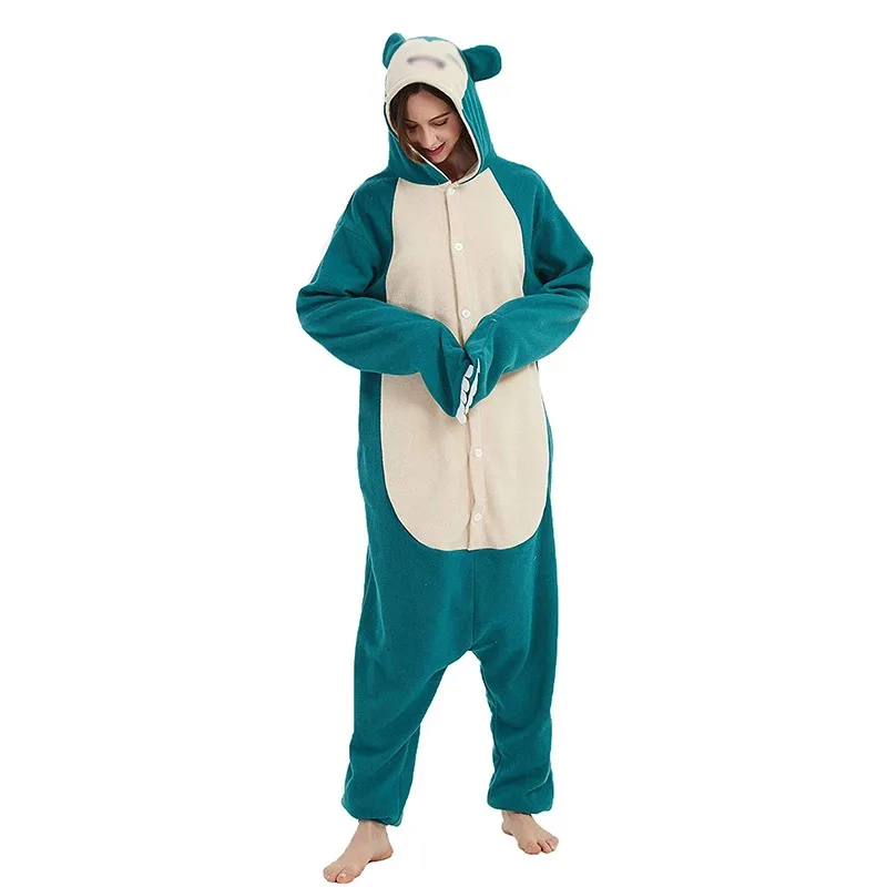 

ss13New Extra Large Women Pajamas Onesies Adult Cartoon Jumpsuit Costume Halloween Animal Raccoon Kigurumi