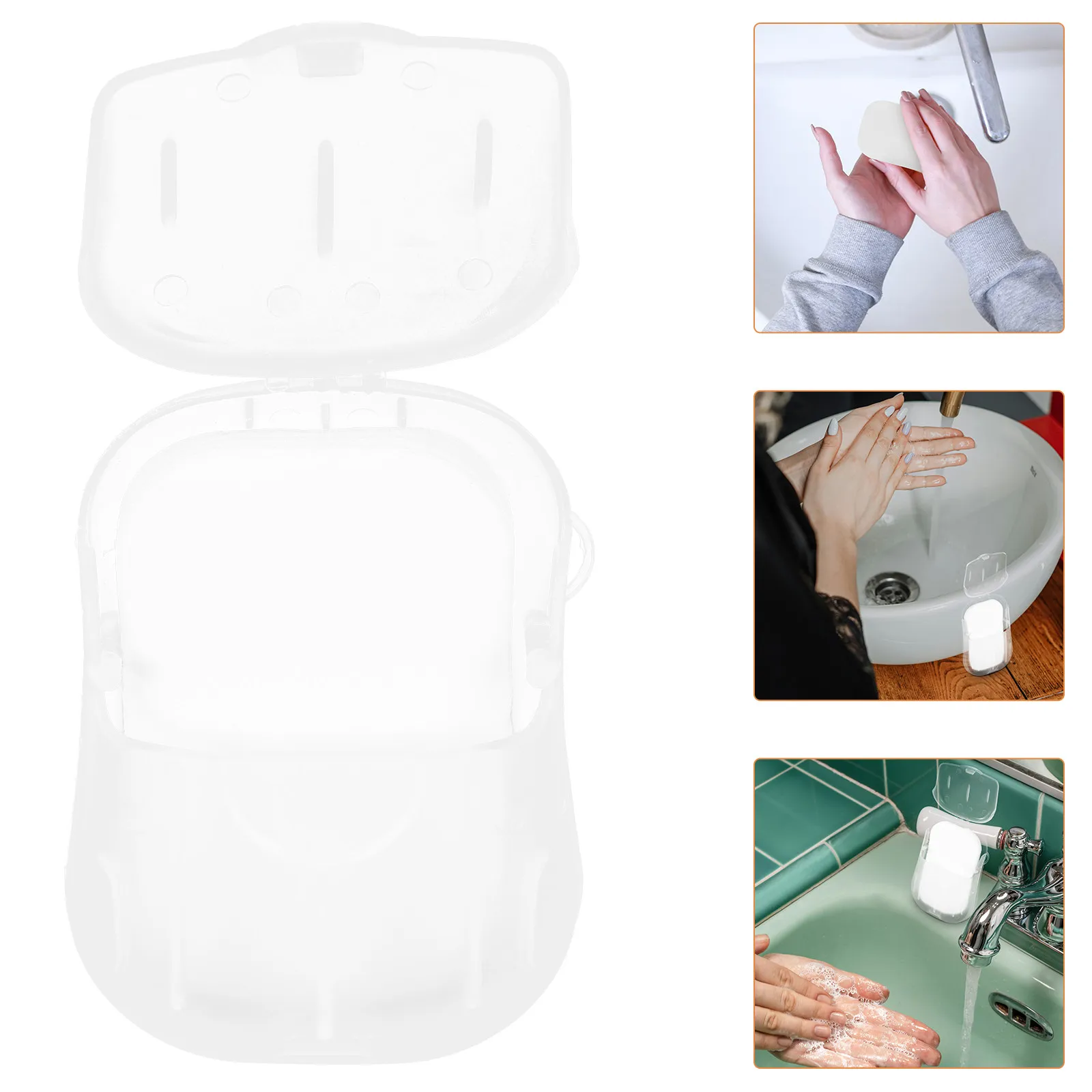 

20 Boxes Travel Soap Slices Practical Hand Washing Soap Sheets with Box for Traveling Travel Supplies Trip Soaps Sheet