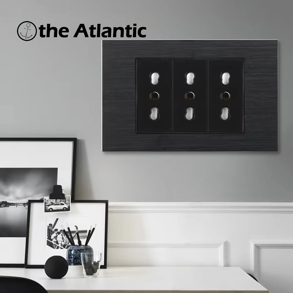 EU 118 Type Universal Standard Socket Household Socket 250V Power Socket Switch TV Satellite RJ45 HDMI USB Wall Socket