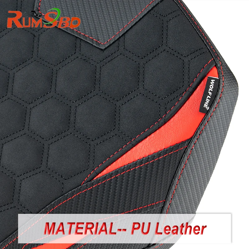 For Kawasaki Z900 2025 Front Solo Seat Cover Thicken Leather Rear Cushion Pad for Comfortable Riding Experience