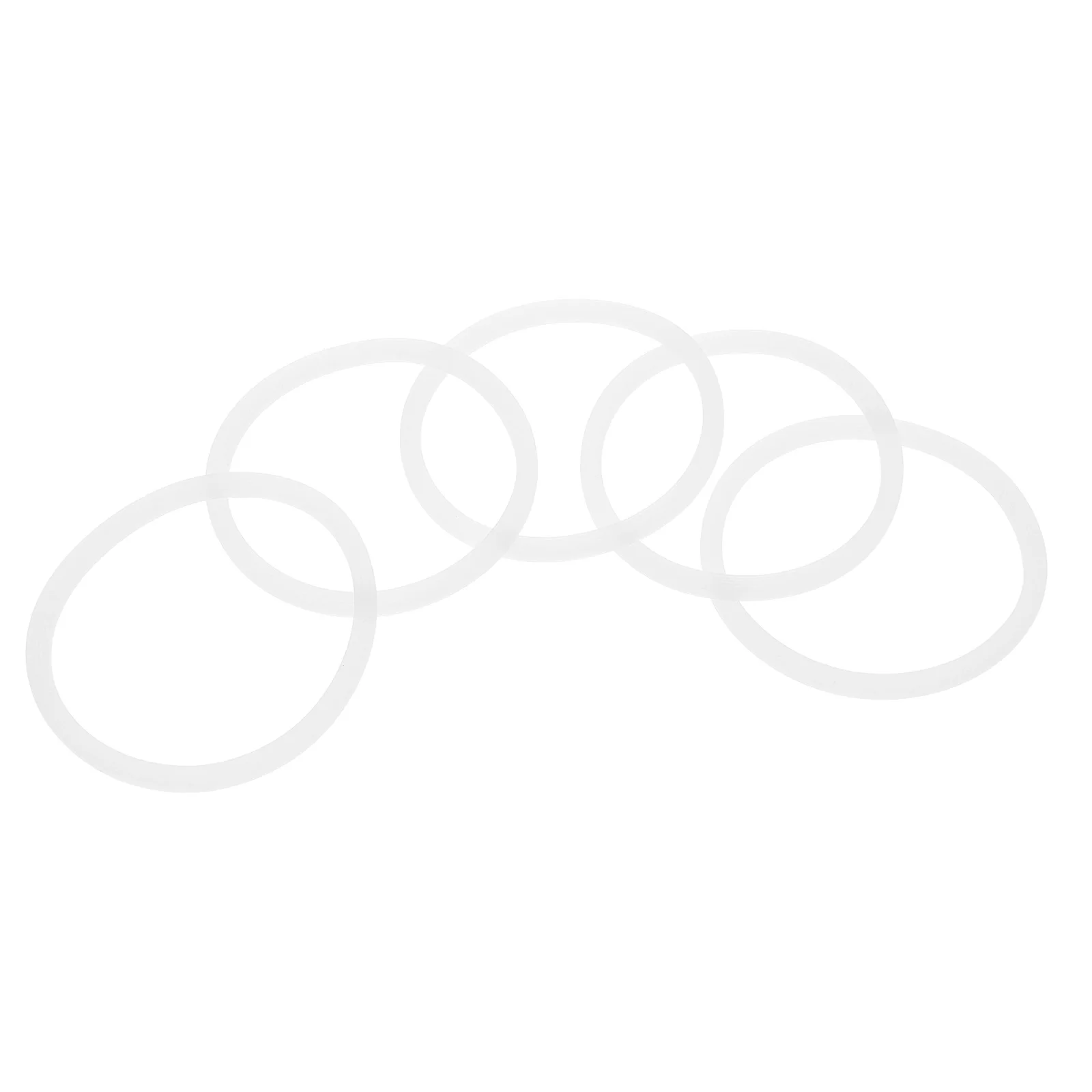 

5 Pcs Sealing Ring Set for Water Bottle Gasket Replacement Silicone Round Rings 24 to 40oz Leak Proof Bottle Seals Reusable