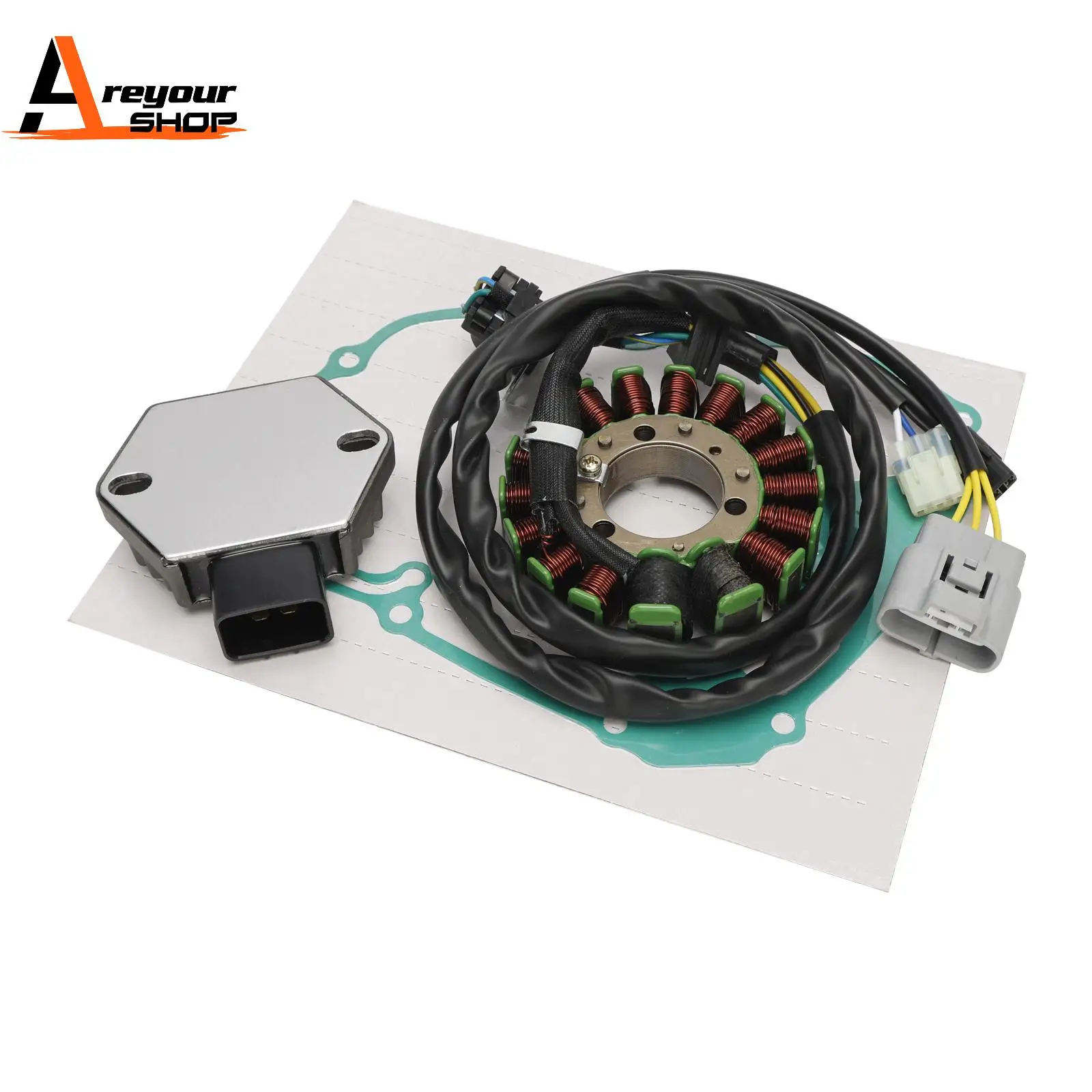 

Alternator Stator Regulator w/Gasket for Honda TRX450R Sportrax 450 2004-2005