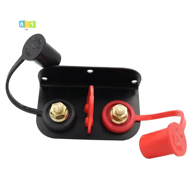 

A04E-250A 12V Premium Remote Battery Power Junction Kit For Car Trucks Boats 3/8In Studs Junction Post Battery Charging Posts
