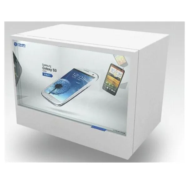 

Advertising See Through Led Showcase 21.5inch Transparent Lcd Showcase