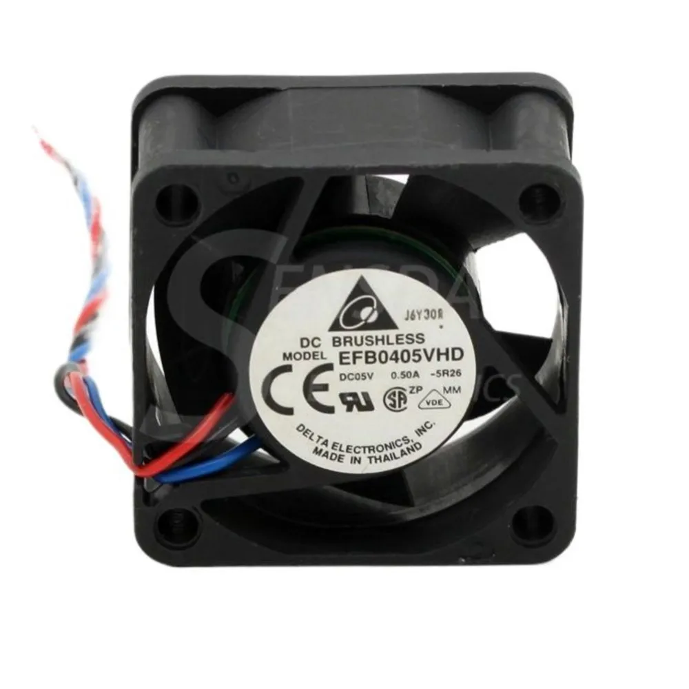 

FOR Delta EFB0405VHD 40x40x20mm 5V 0.5A Dual Ball Bearing Server Cooling Fan 3-Pin with Alarm Signal