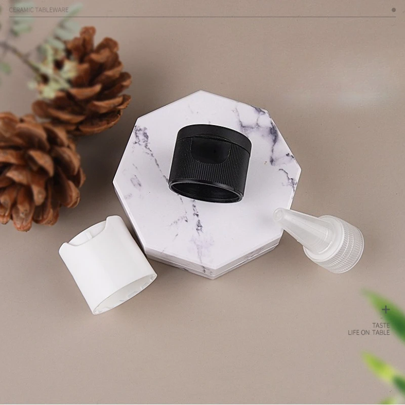 50/100/200 pz/lotto 18R Nero Flip Cover 20 Calibro 24 Denti Bottiglia di Plastica Accessori A Punta Coperchio del Naso All'ingrosso