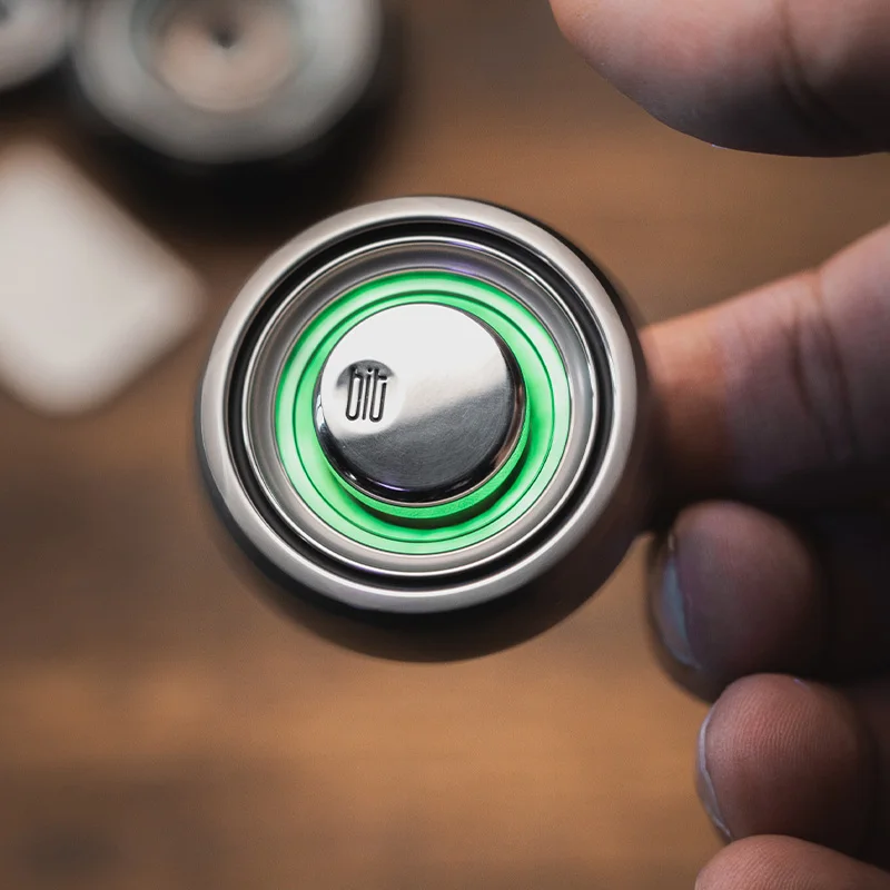 LAUTIE BIT05 mécanique métal EDC Fidget Gyro bricolage accessoires verre saphir entretoise 5mm perle accessoires modifiés