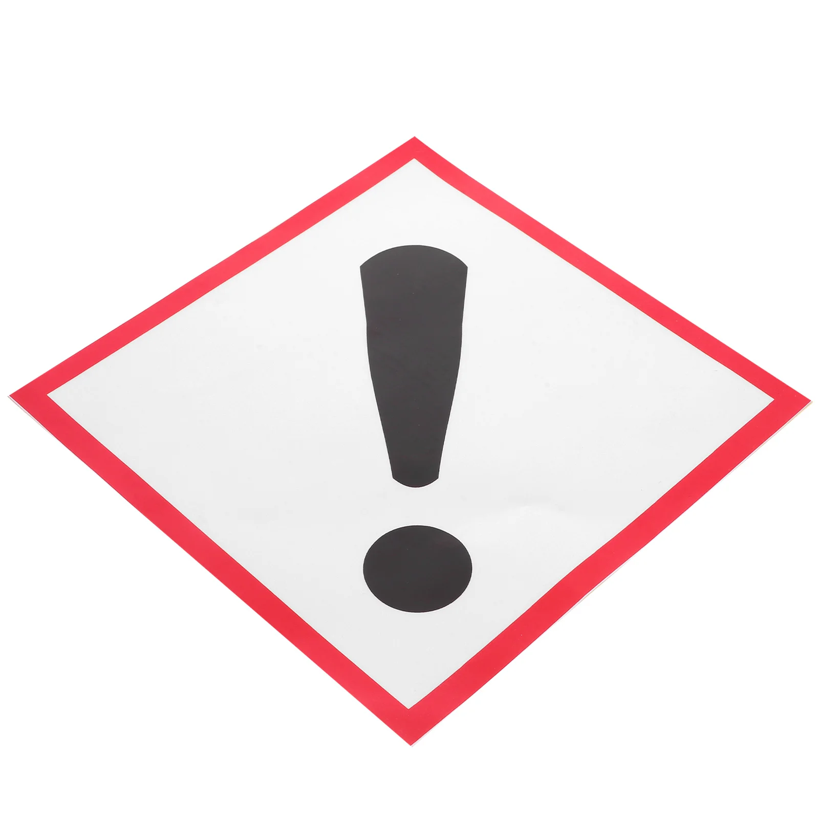 ملصق أمان عاكس، ملصقات تحذيرية متينة مقاومة للماء للاستخدام الخارجي للسيارة، ملصقات علامات السلامة المرورية #4