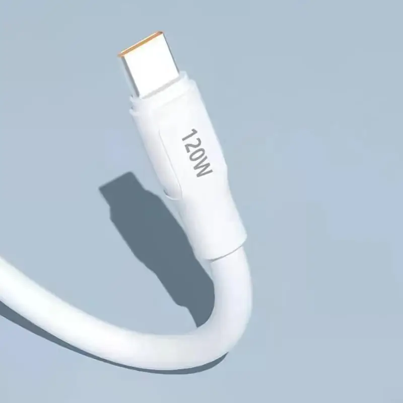 

Short 120W 6A USB to Type C Charging Cable Enhances Device Compatibility