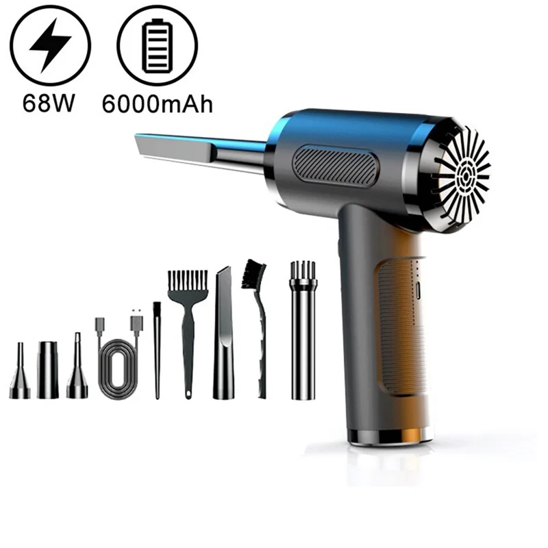 Air Blower Air Dsuter Car Vacuum Cleaner 290000Pa Strong Suction Vacuum Cleaner Handheld Vacuum Pump Cordless Robot B