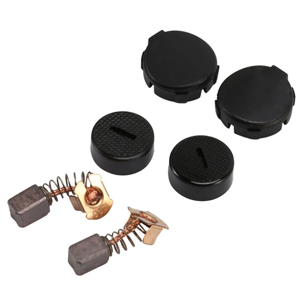 Metal Carbon Brush Holder with Cover and Cap for CB430 BGA450 BGA452 BJS160 BJS161 DGA452 BGD800 638921 2 638448 2 6pcs Set