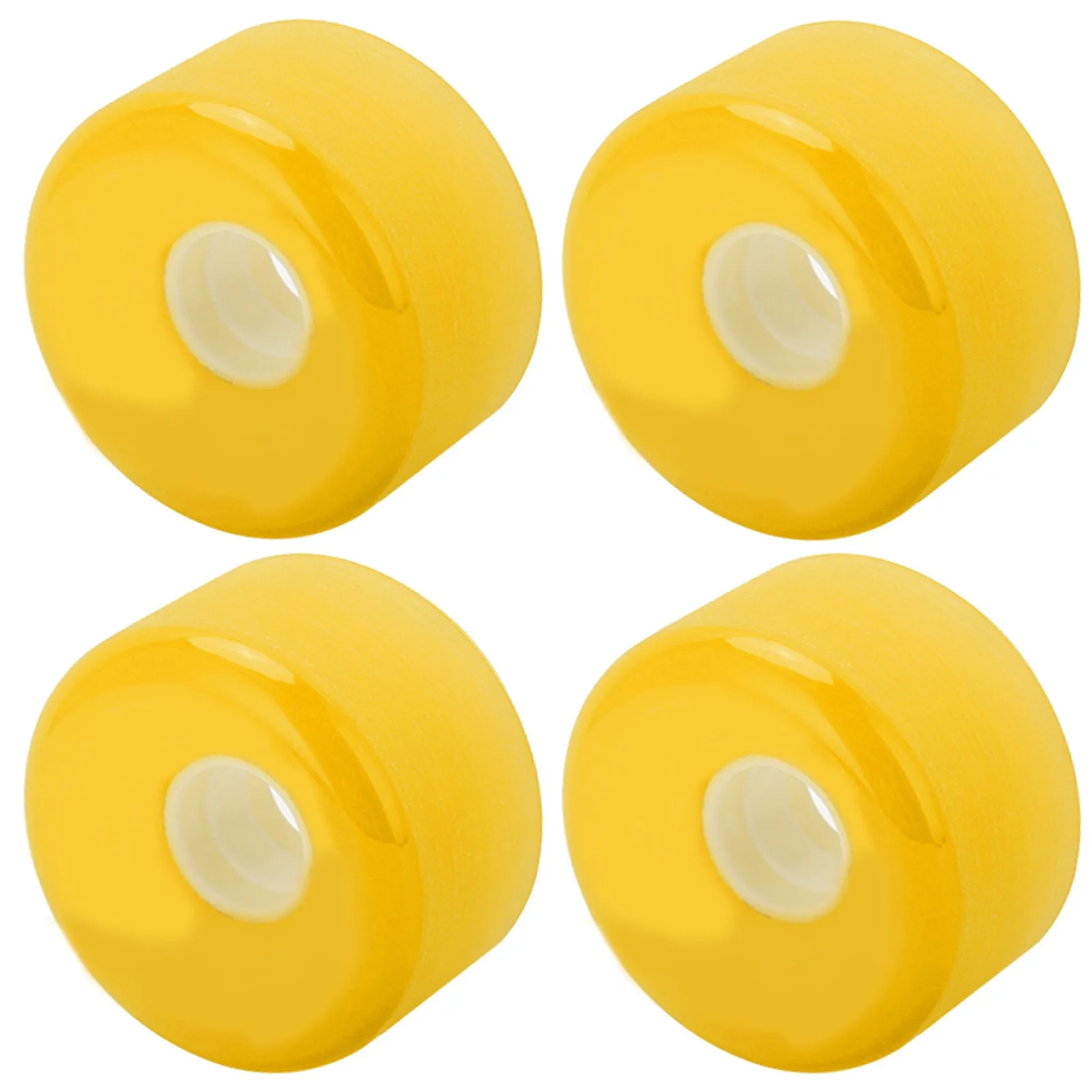 

PUENTE 4pcs 70x42mm Skateboard Wheels 80A Longboard Cruiser Wheels Replacement PartsYellow
