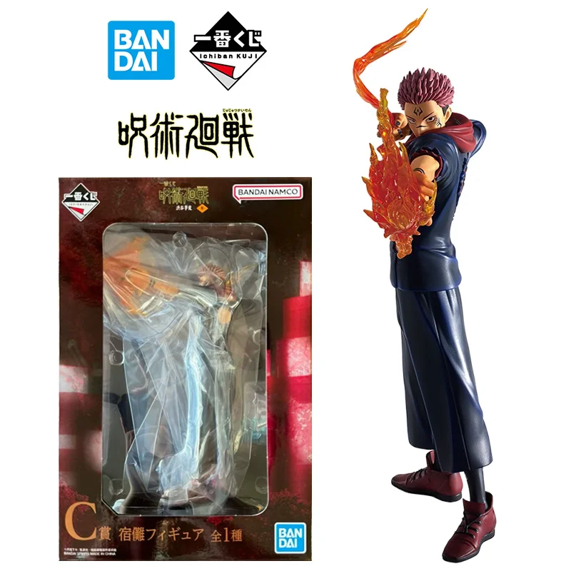 Bandai Ichibankuji Prize C Ryomen Sukuna Jujutsu Kaisen Shibuya Incident 3 18Cm Original Anime Figure Model Toy Gift Collection