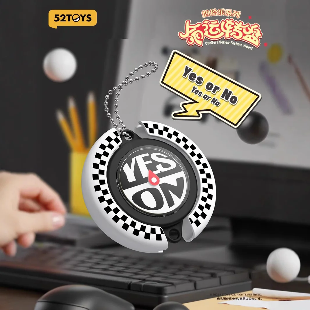 Autentico Queshile Daily Fate Roulette Surprise Trendy Blind Box Wheel Game Figure da collezione Giocattoli Portachiavi Regali