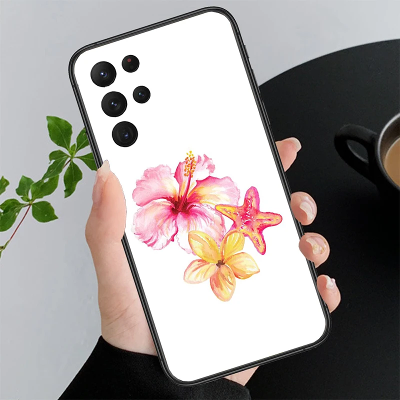 

Summer Pink Flower Funda Phone Case For Samsung Galaxy A55 A16 A56 A36 A23 A35 A15 A53 A54 A33 A34 A25 A05S A52 A52S A14 A13 A71