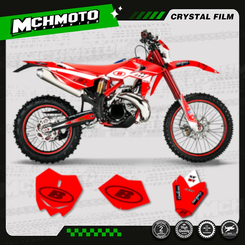 

MCHMFG Motorcycle Team Motorcycle Decal Stickers For Beta RR 2013-2017 2013 2014 2015 2016 2017250 300 350 -005