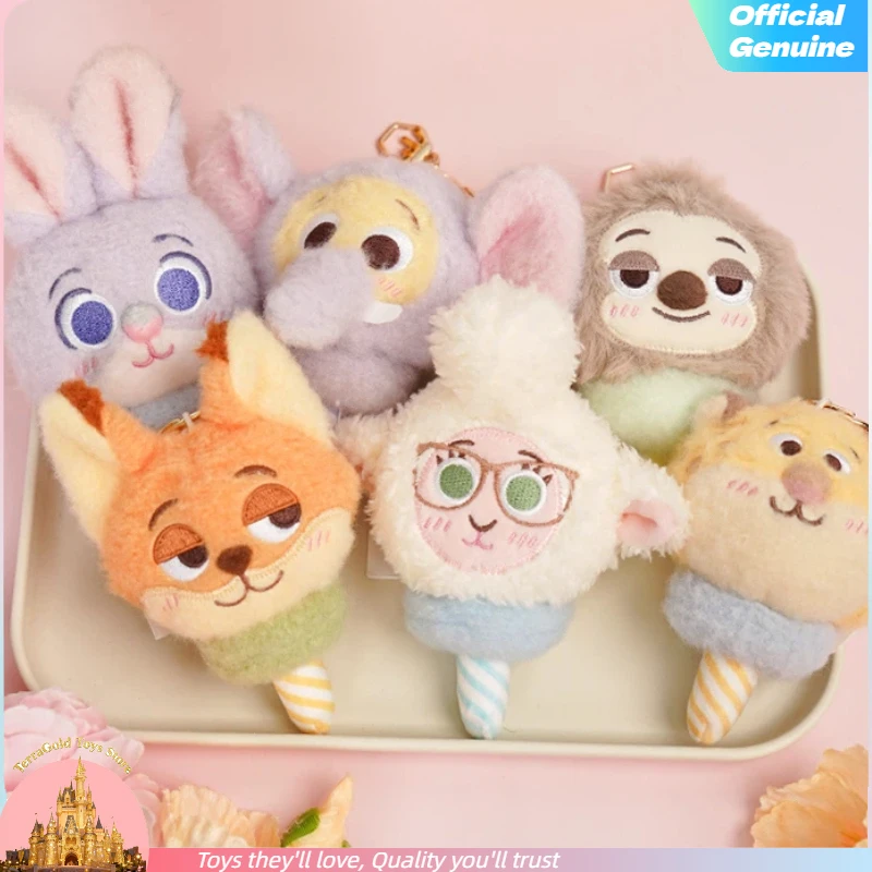 

Genuine Disney Zootopia Keychain By Nick Wilde, Judith Laverne Hopps - Bag, Key, Car Decor, Pendant, Birthday/Christmas Gift