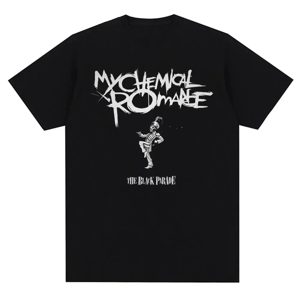 Camisetas 100% de algodón con estampado de My Chemical Romance Mcr Band, camisetas de gran tamaño de alta calidad cómodas Punk Emo Rock, camisetas de verano 70218