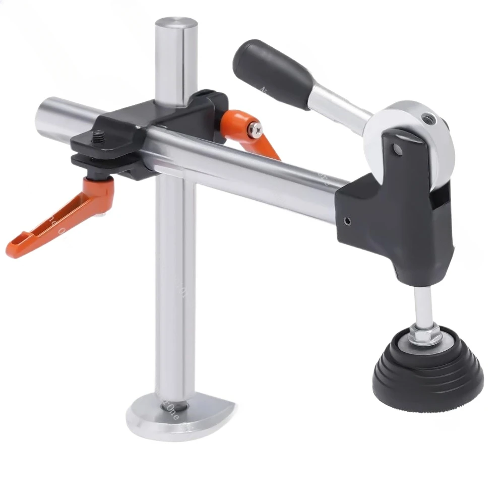 Woodworking Sliding Table Saw Presser Clamp With Eccentric Hold Down Wheel Toggle Handle