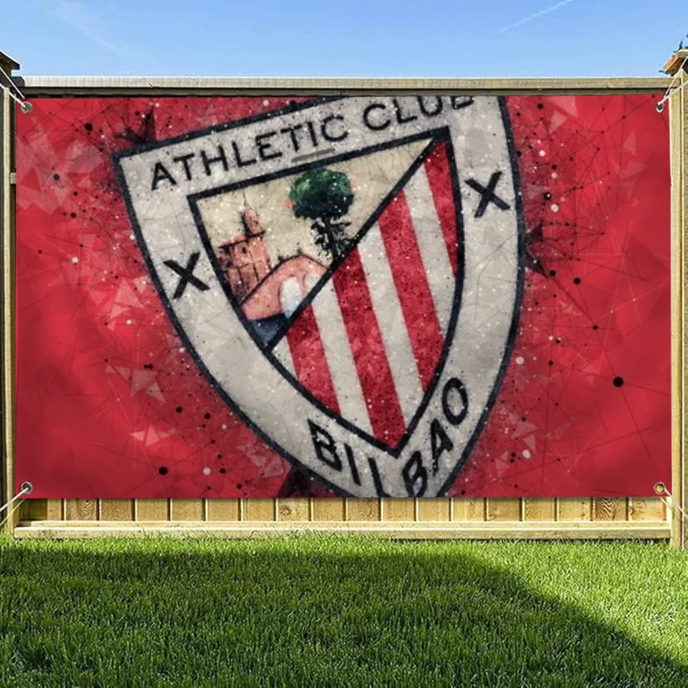 Outdoor Flags Banners Wall Decoration Athletic of Bilbao 2024 Funny Flag Four Hole Single Sided Flag Room Decor Y2k Decorations