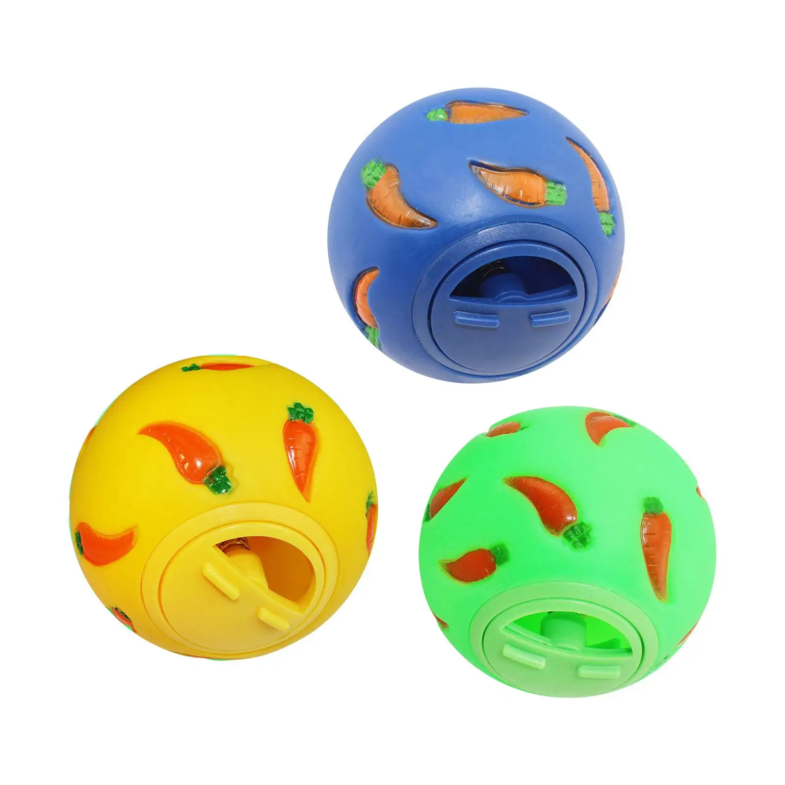 Pet Slow Feeder Bowl Snack Toy Ball Interactive Bunny Toy for Puppy