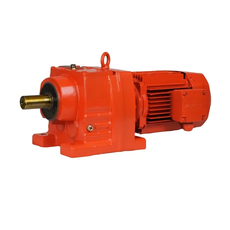 SEW equivalent R97 series helical gear reducer motor, for quarry crushing station helical conveyor drive, high torque,