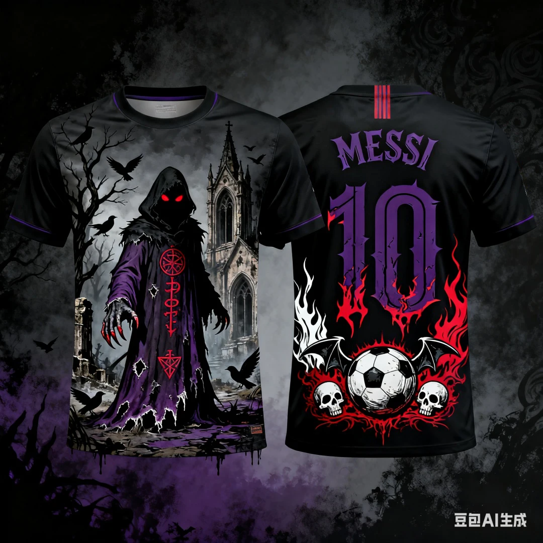 

Футболка с рисунком ужасов на Хэллоуин, футбольная майка, летняя спортивная мужская футболка Dry Quick, детская одежда, футболка Y2k Woman