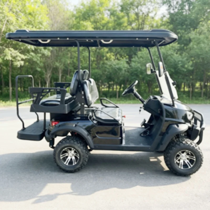 2026 New Model E Luxury 4 Wheel 4 6 Seats Off-Road Electric Golf Cart With Long-Lasting LED Lights All-Terrain Off-Road Vehicle
