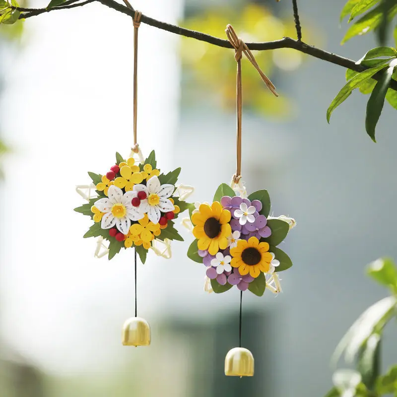 Paper Age wind chime hanging decorations forest system handmade diffractive paper wind chime material kit regali creativi fai da te