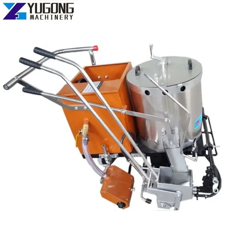 

YG автоматический водительский Тип термоплавкая Тепловая краска термопластичная дорожная маркировочная машина для продажи дорожный Термопластик