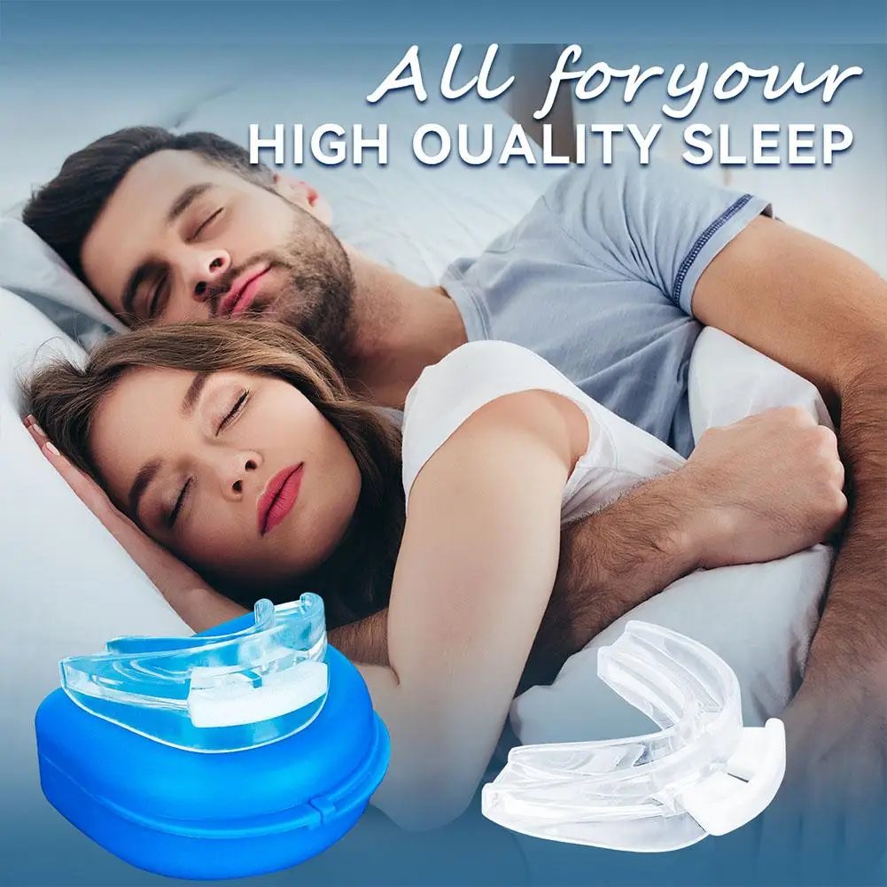 Anti Snore Bruxism Mouth Guard Stop Snoring Mouthpiece Bruxism Teeth Anti-snoring Guard Aid Mouth Night Devices Apnea Sleep B4f0