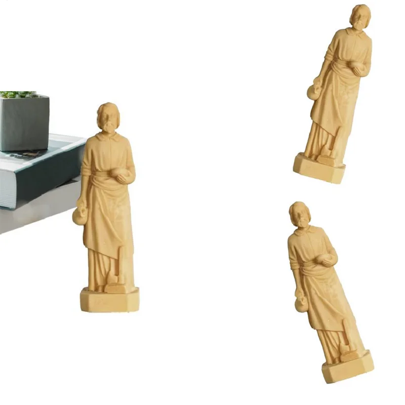 8x3cm Carpenter St Joseph House Selling Resin Ornament Handicraft Tabletop Decoration For Bedroom, Garden, Living Room