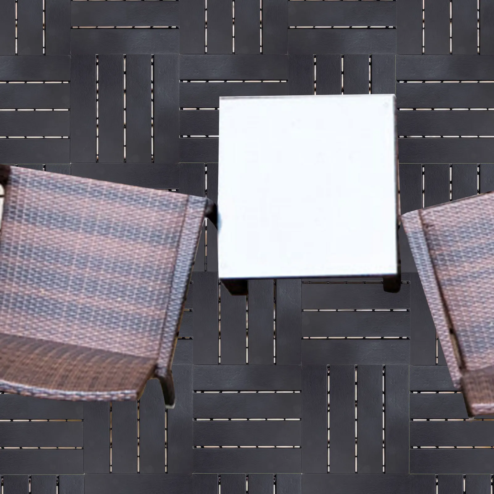 

Interlocking Floor Waterproof and Anti-corrosion Wood Flooring Plastic Deck Tiles Rubber