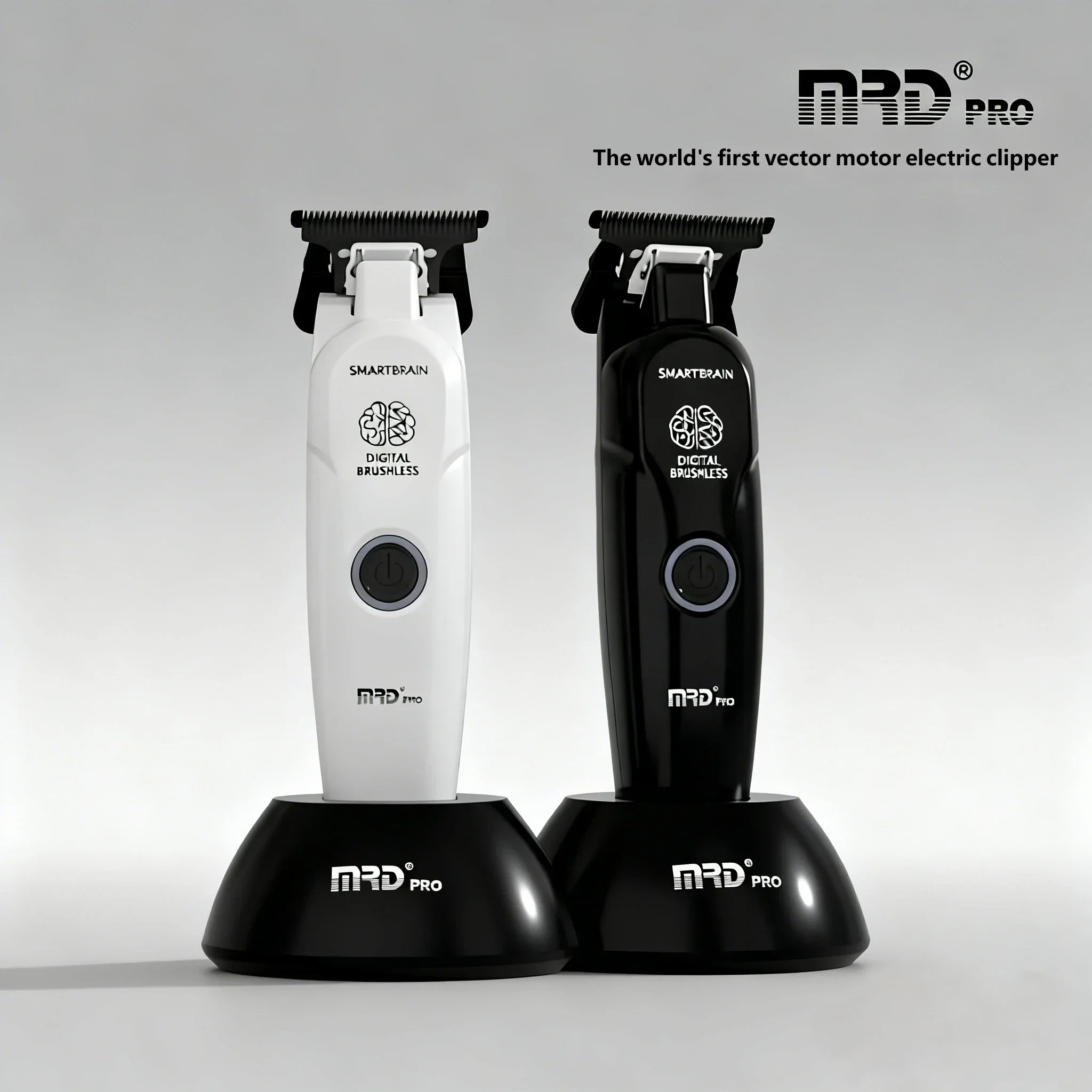 MRD GMT-3969ST Professional Hair Clipper 7500 RPM Brain Series Electric Trimmer Men's Slicked Back Hair Engraving and Trimming