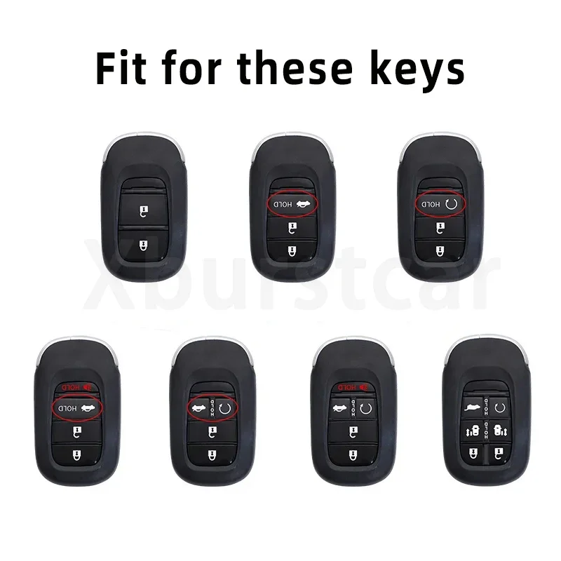 Transparent TPU Shell for HONDA CIVIC 11th Gen VE-1 Accord 2021 2022 Accord Vezel Pilot Freed CRV Car Key Cover Protector Case