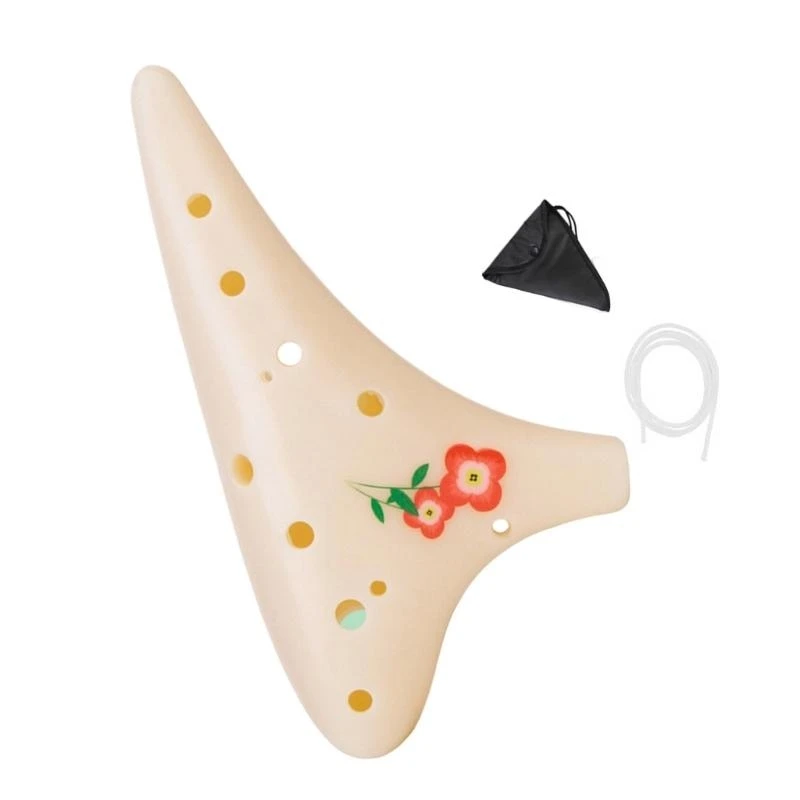 Portables Resins Ocarina With 12 Finger Holes Ergonomic For Comfortable Playing In Lessons Concerts Or Travel