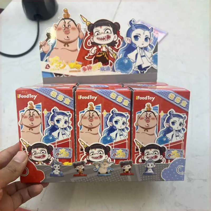 Nezha Aobing Doll Doll Magical Child Descends into the World and Plays in the Sea Ornament Cake model blind box