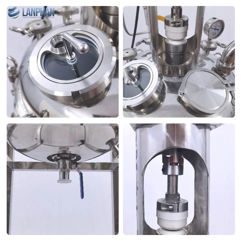 High Quality Stainless Steel Reaction Kettle Jacketed Chemical Reactor with Constant Temperature Control
