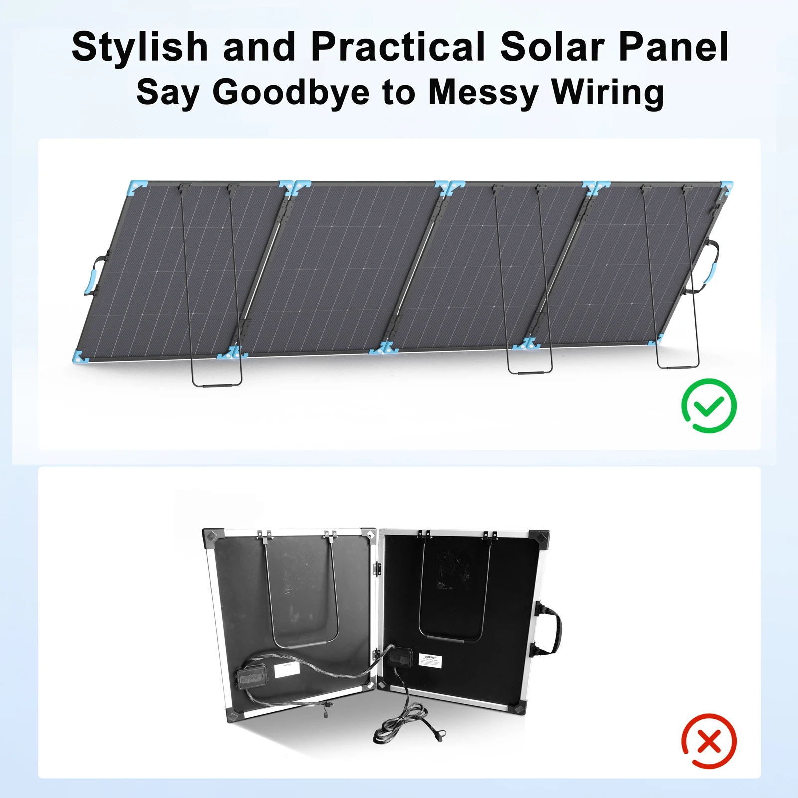 E-POWO 800w Monocrystalline Fo - Solar Charger Panel Foldable 评论和价格