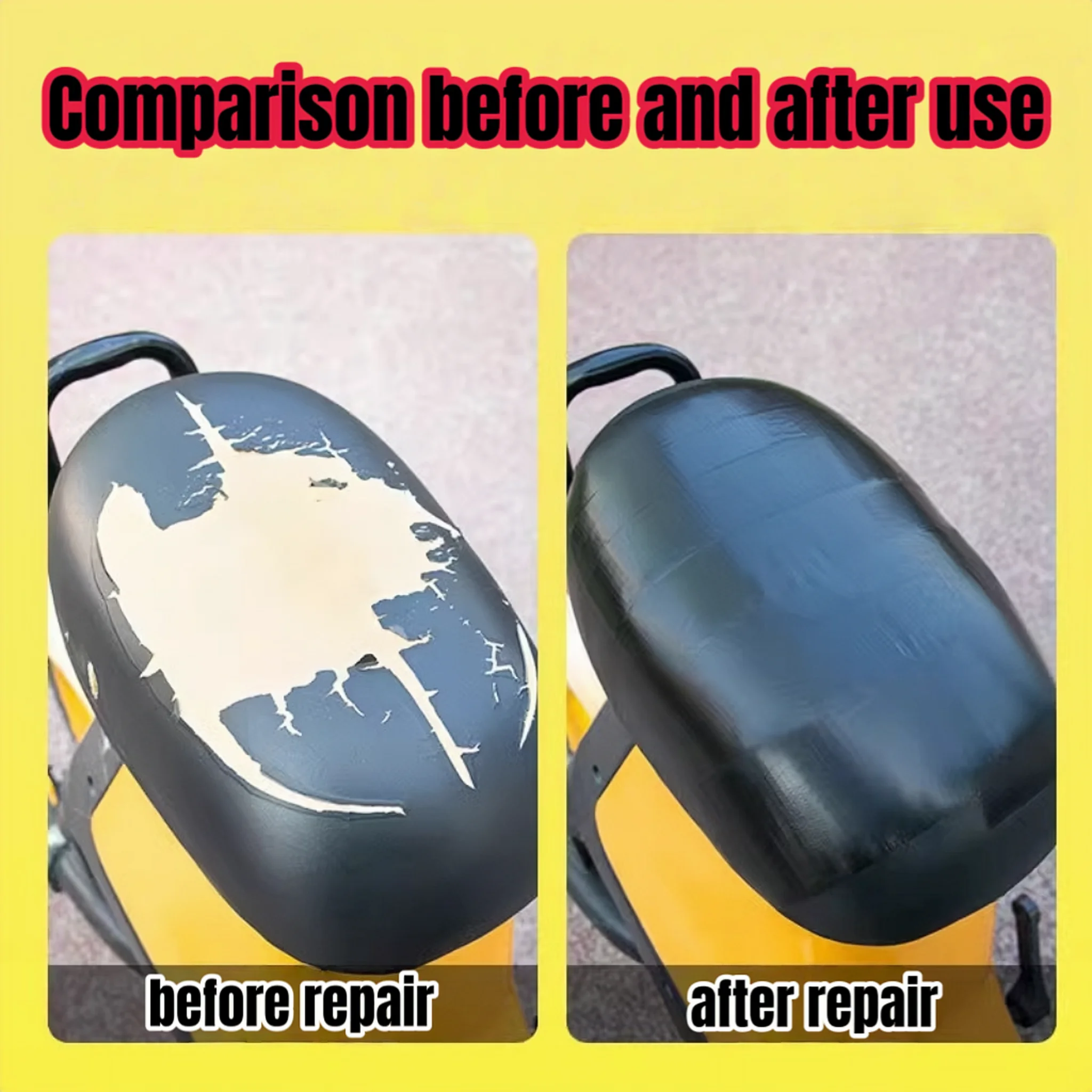 Motorrad-Sitzreparaturband, Geeignet für Verschiedene Lederwaren, Auslaufsichere Aufkleber für Sofasitze, Wasserdicht und Sonnenschutz – Detail 2