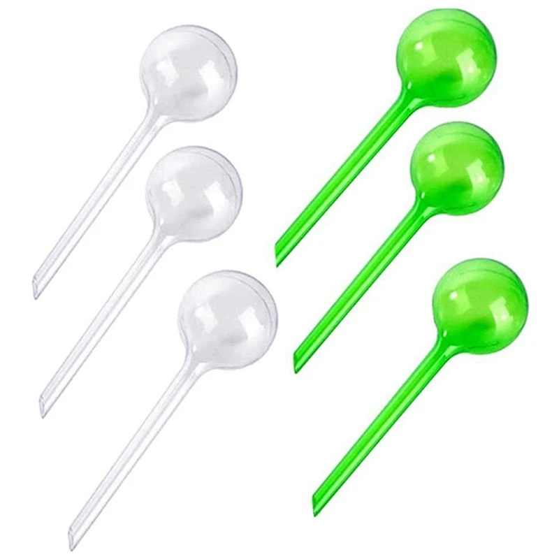 

18Pcs Garden Watering Globes Automatic Watering Globes Plant Self Watering Bulb (Transparent&Green)