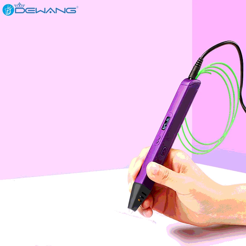 

Ручка для 3D-печати для детей, креативная развивающая игрушка для рисования и моделирования своими руками с пластиковыми трафаретами и руководством