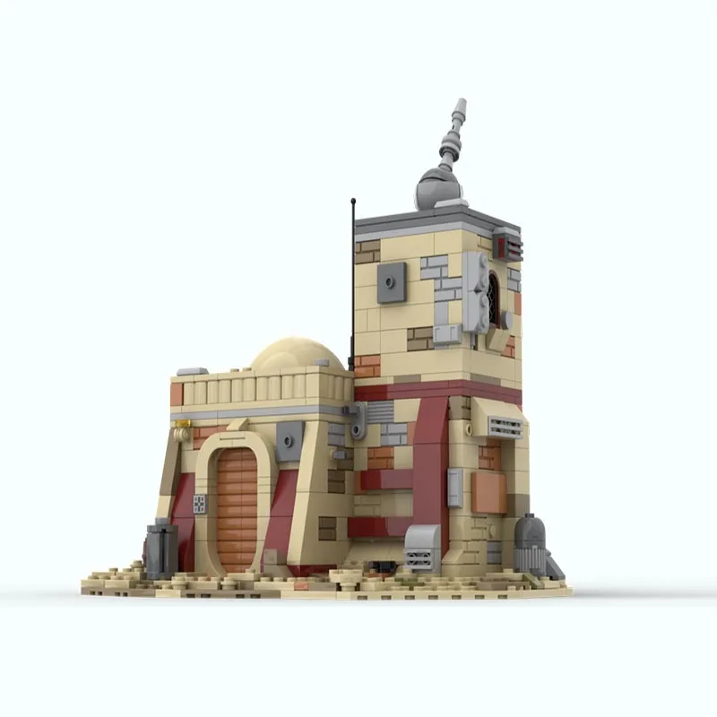 بقعة MOC-112090 اللبنات تاتوين منزل الصحراء تكنولوجيا الطوب كوكب هدية الحلي جزيئات صغيرة مجمعة بناء