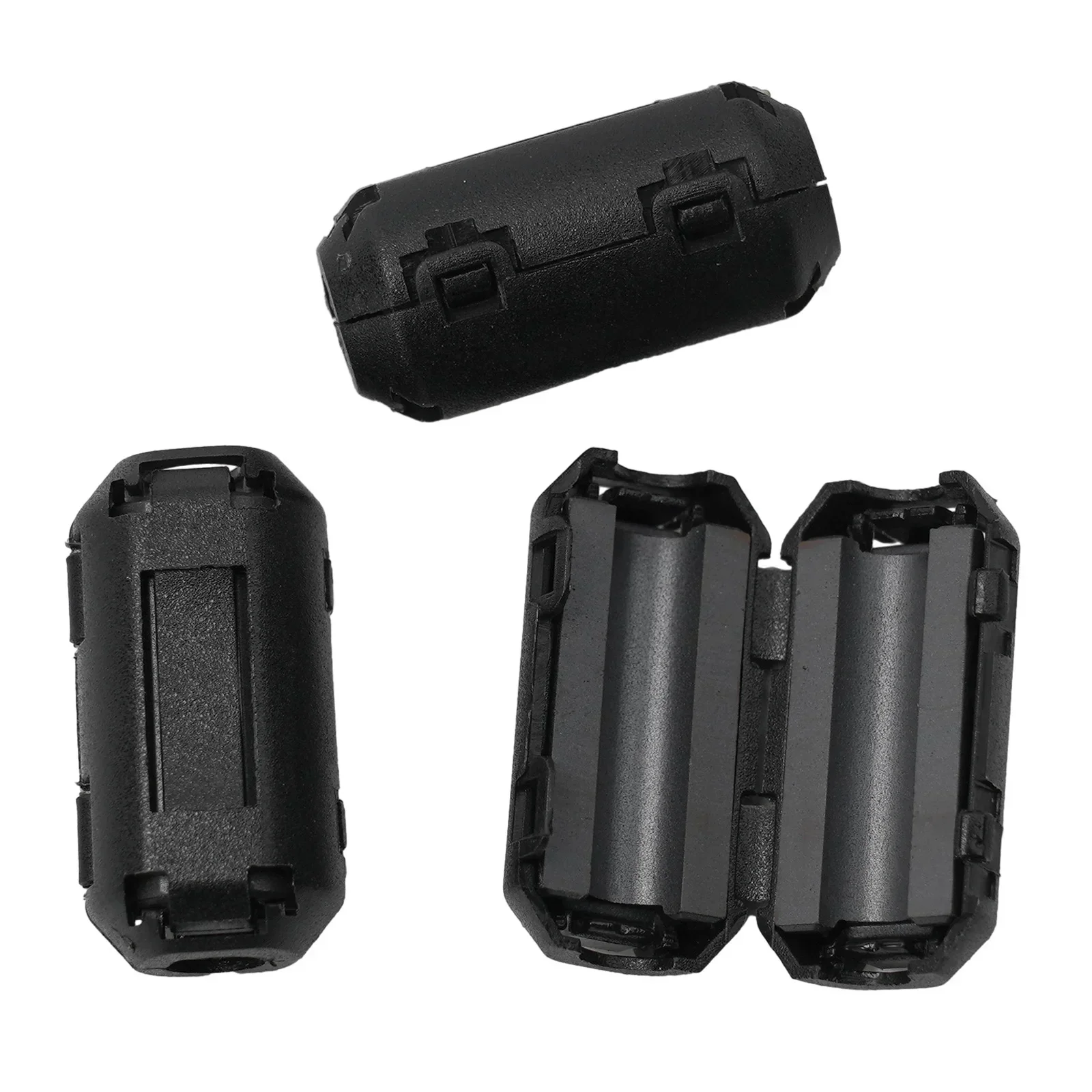 5PCS Ferrite Core Noise Suppression 3.5/5/7/9/13mm Toroidal Core Ferrite Bead Clip Choke Cable Clips Wiring Accessories